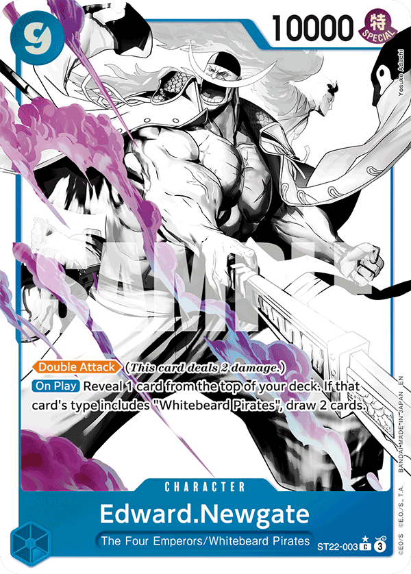 Edward.Newgate - onepiece TCG Card