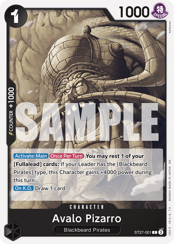 Avalo Pizarro - onepiece TCG Card