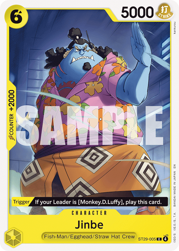 Jinbe - onepiece TCG Card