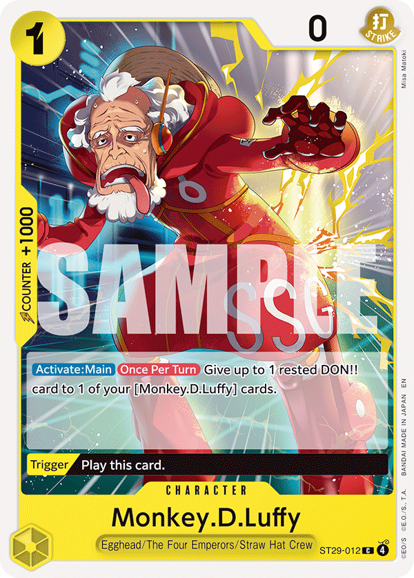 Monkey.D.Luffy - onepiece TCG Card