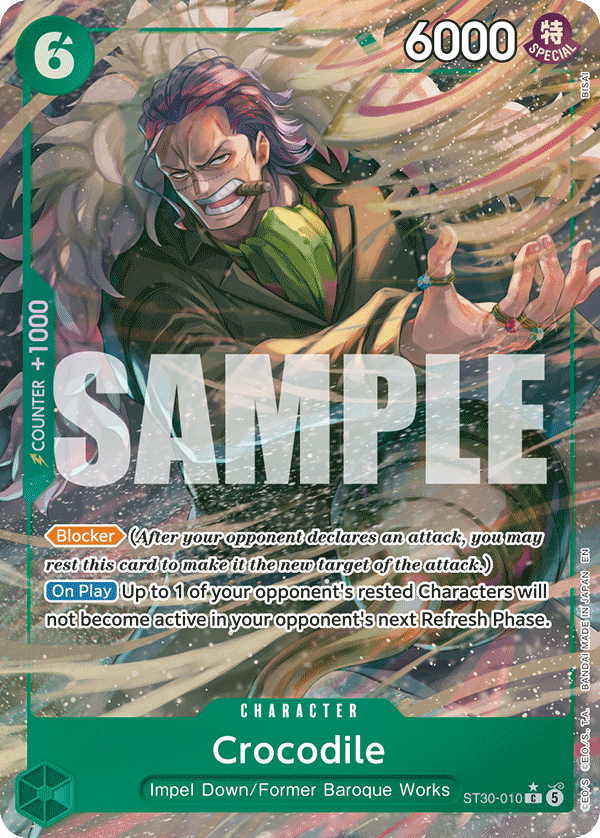 Crocodile - onepiece TCG Card