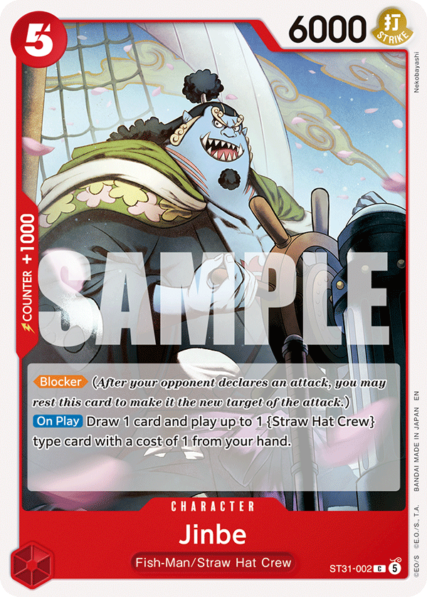 Jinbe - onepiece TCG Card