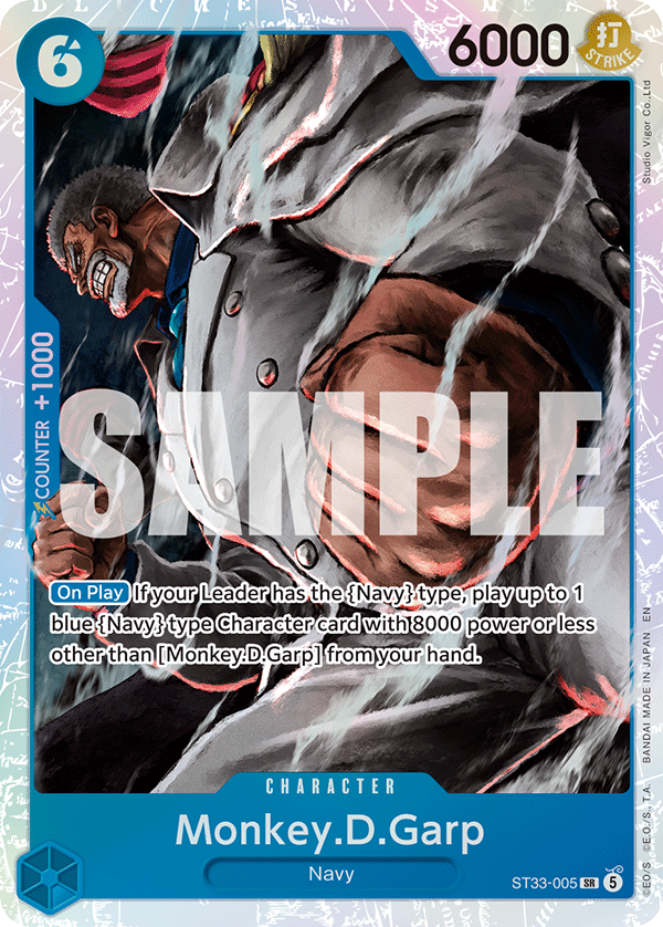 Monkey.D.Garp - onepiece TCG Card