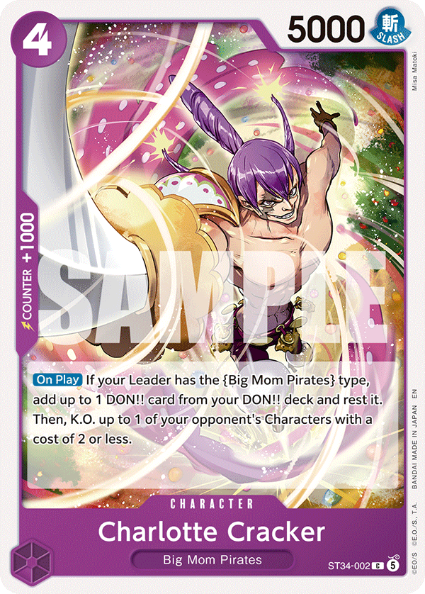 Charlotte Cracker - onepiece TCG Card