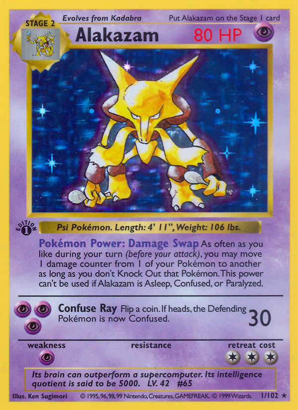 Alakazam - Pokémon TCG Card