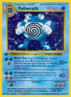 Poliwrath - pokemon TCG Card