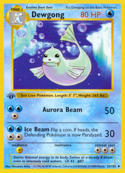 Dewgong - pokemon TCG Card