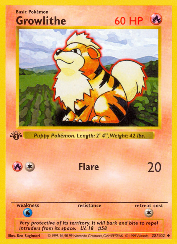 Growlithe - Pokémon TCG Card
