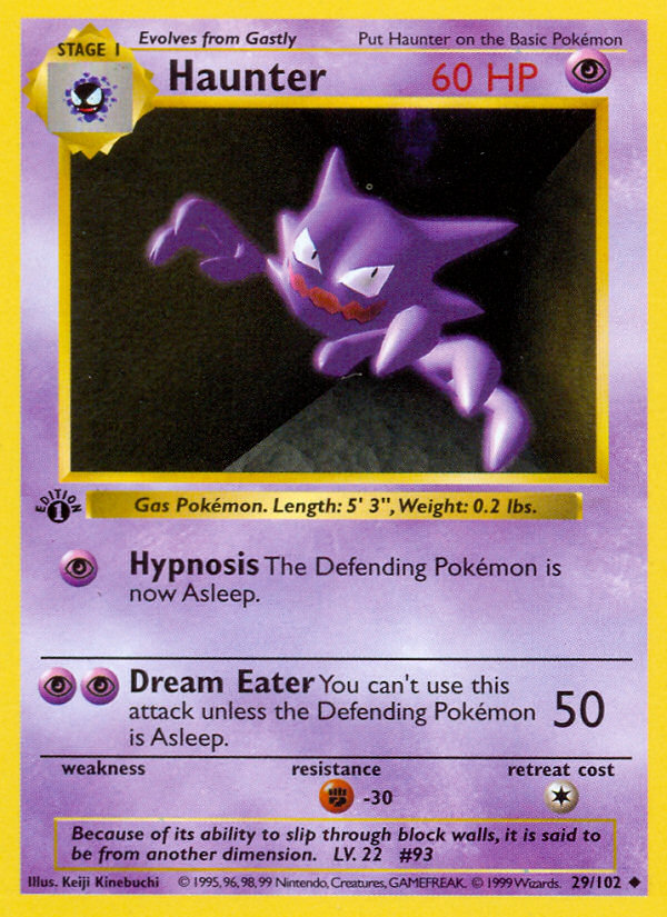 Haunter - Pokémon TCG Card