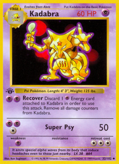 Kadabra - pokemon TCG Card