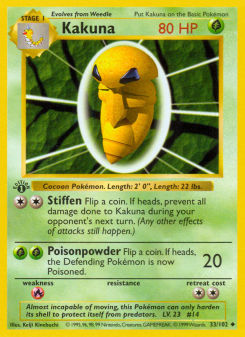 Kakuna - pokemon TCG Card