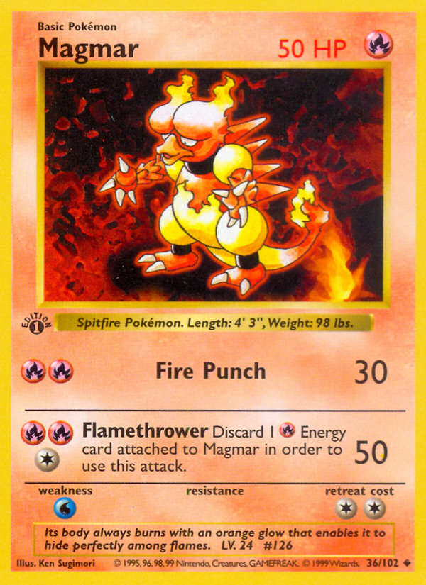 Magmar - Pokémon TCG Card