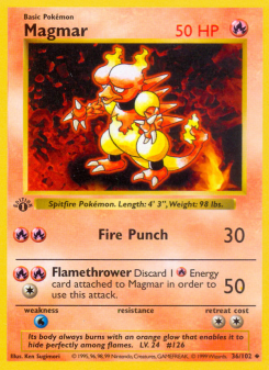 Magmar - pokemon TCG Card