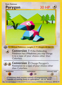 Porygon - pokemon TCG Card
