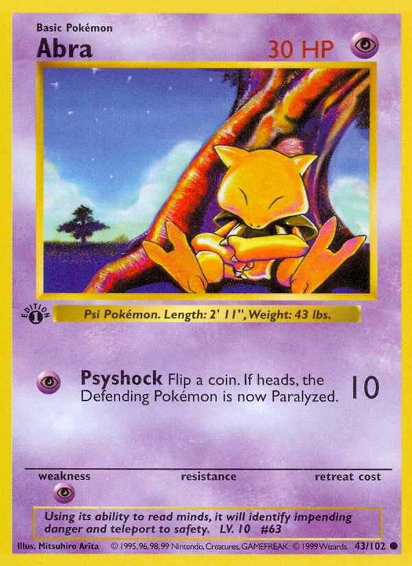 Abra - Pokémon TCG Card