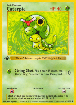 Caterpie - pokemon TCG Card