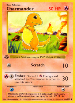 Charmander - pokemon TCG Card