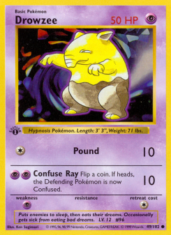 Drowzee - pokemon TCG Card