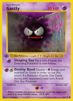 Gastly - pokemon TCG Card