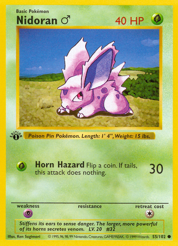 Nidoran♂ - Pokémon TCG Card