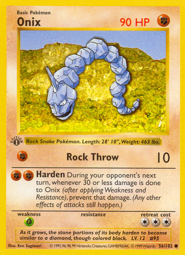 Onix - Pokémon TCG Card
