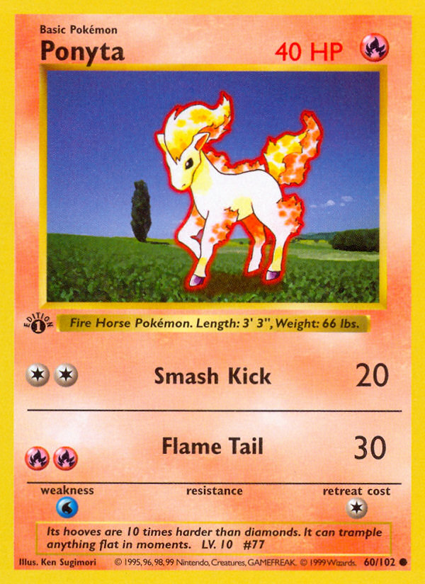 Ponyta - Pokémon TCG Card