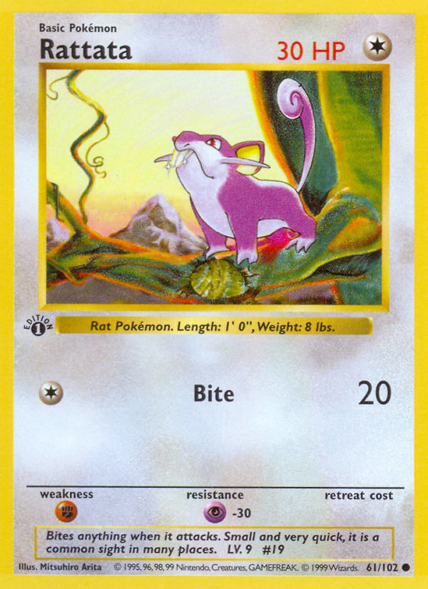Rattata - Pokémon TCG Card