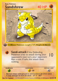 Sandshrew - pokemon TCG Card