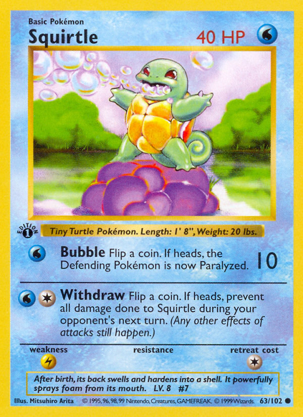 Squirtle - Pokémon TCG Card