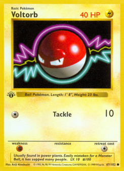 Voltorb - pokemon TCG Card