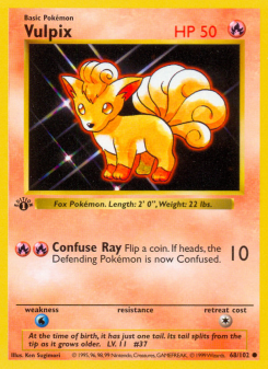 Vulpix - pokemon TCG Card