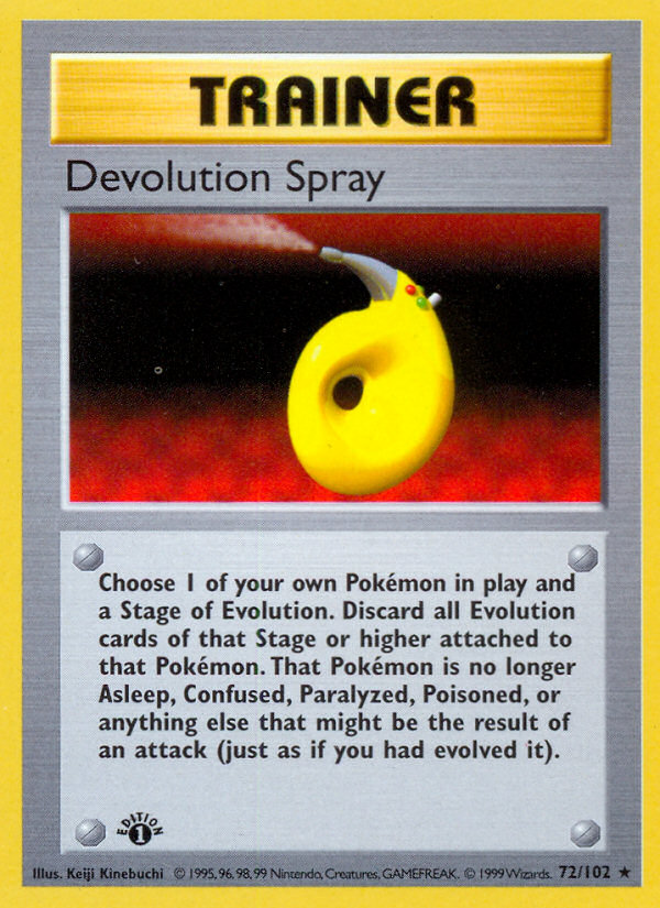 Devolution Spray - Pokémon TCG Card