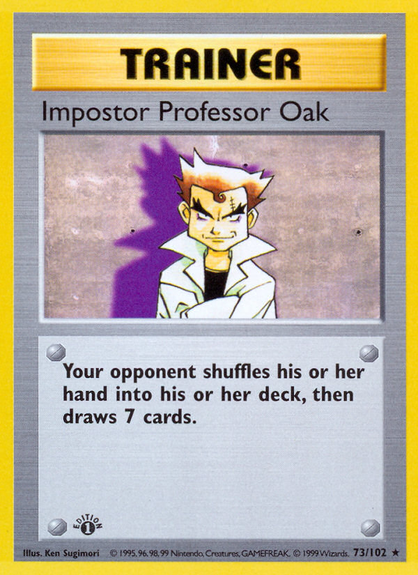 Impostor Professor Oak - Pokémon TCG Card