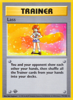 Lass - pokemon TCG Card