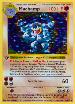Machamp - pokemon TCG Card