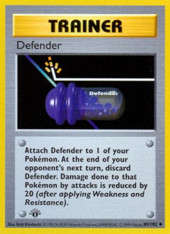 Defender - pokemon TCG Card