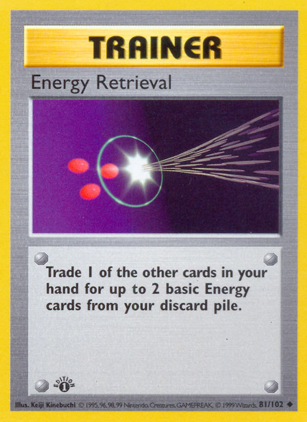 Energy Retrieval - Pokémon TCG Card