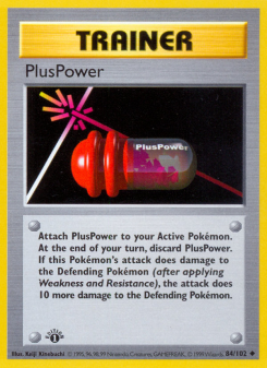 PlusPower - pokemon TCG Card