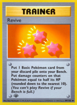 Revive - pokemon TCG Card