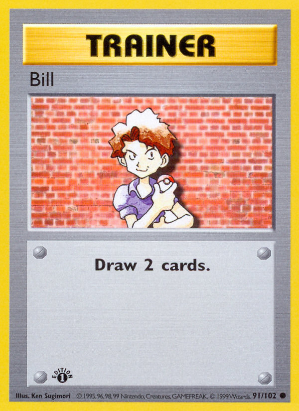 Bill - Pokémon TCG Card