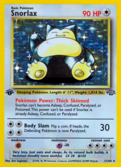 Snorlax - pokemon TCG Card