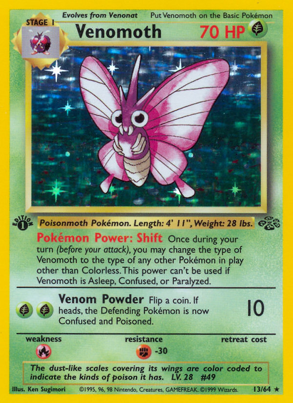 Venomoth - Pokémon TCG Card