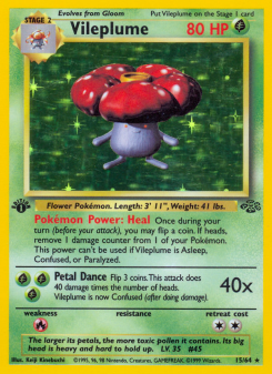 Vileplume - pokemon TCG Card