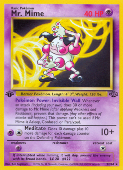 Mr. Mime - pokemon TCG Card