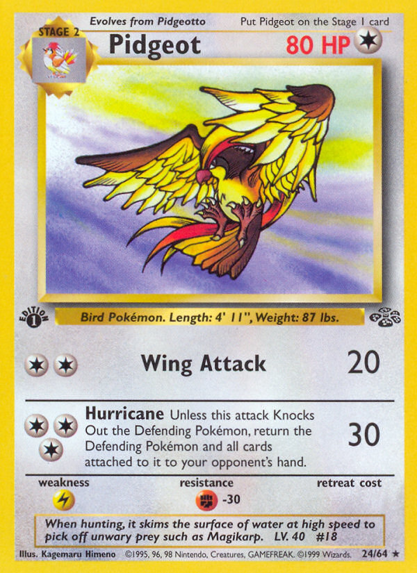 Pidgeot - Pokémon TCG Card
