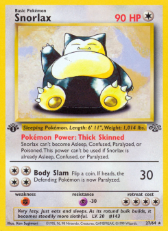 Snorlax - pokemon TCG Card