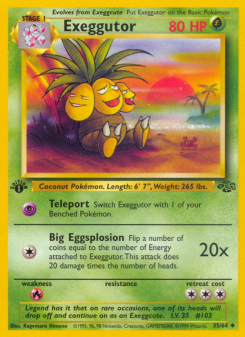 Exeggutor - pokemon TCG Card