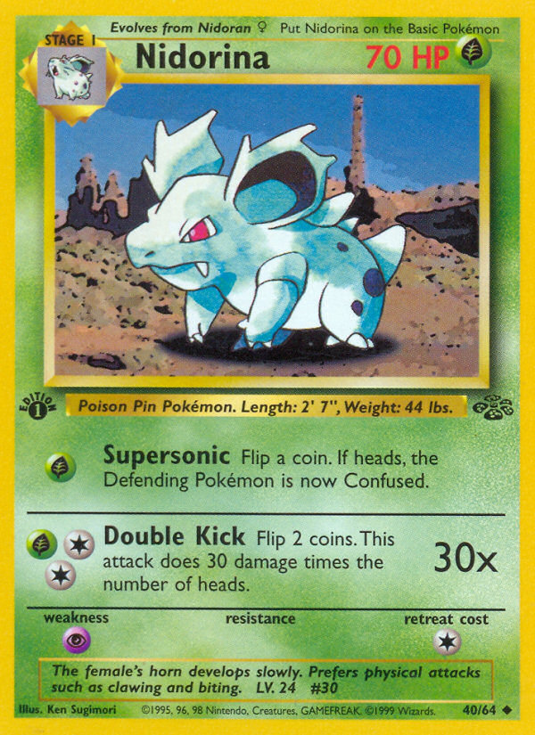 Nidorina - Pokémon TCG Card