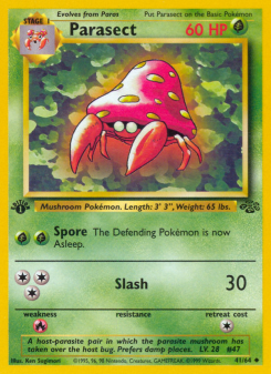 Parasect - pokemon TCG Card
