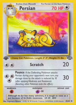 Persian - pokemon TCG Card